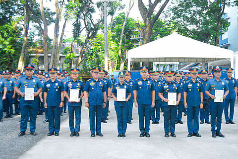 NEGROS. The Police Regional Office-Negros Island Region (PRO-NIR) has recognized three police officials and two non-commissioned officers for their exceptional performance and unwavering commitment to public service at Kanlaon Hall, Camp Alfredo M. Montelibano Sr., Barangay Estefania, Bacolod City Monday, September 29, 2025. 