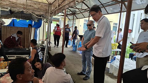 CEBU. Archbishop Alberto Uy on Wednesday, October 1, 2025, visited areas struck by the earthquake to check on affected communities and assess the condition of several damaged churches.