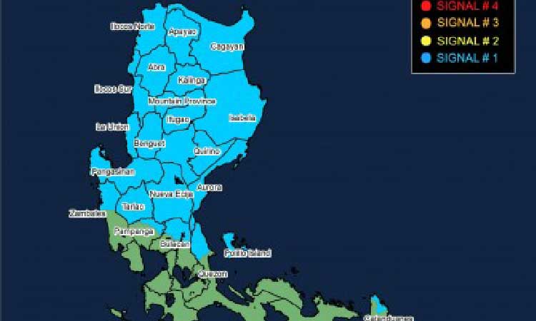 More areas under Signal No. 1 as Paolo intensifies into tropical storm
