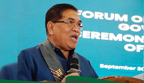 Bangsamoro government Chief Minister Abdulraof Macacua.