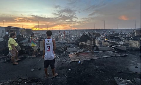 A new hope after a fire gutted parts of Brgy. 21-C, Piapi Blvd., Davao City as fire victims scavenge for what might could have left from their homes.