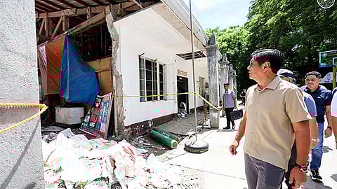 Marcos assures continuity of assistance in quake-hit areas