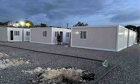 50 modular shelters turned over to quake-affected families in Manay