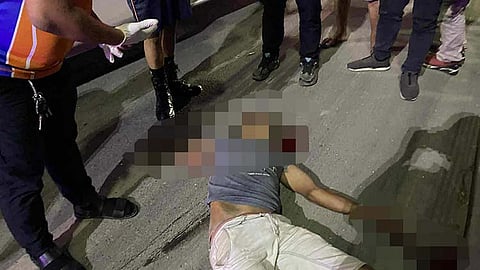 Nilabang, naligsan, namatay