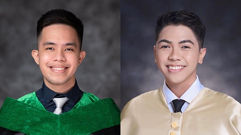 ILOILO. Judah Elijah Manticahon Cagas (left) of West Visayas State University–La Paz ranks seventh, while Kharam Baricaua Molbog (right) of the University of Santo Tomas (UST) tops the October 2025 Physicians Licensure Examination. Molbog also ranked first in the August 2022 medical technologists licensure exam with a rating of 91.90 percent. 