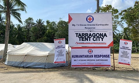 79 Red Cross tents in DavOr ready for occupancy for quake victims