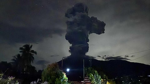 Kanlaon Volcano erupts anew