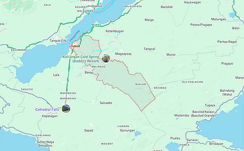 Tubod, Lanao del Norte map