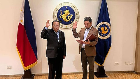 Veteran investigator Angelito Magno sworn in as new NBI director