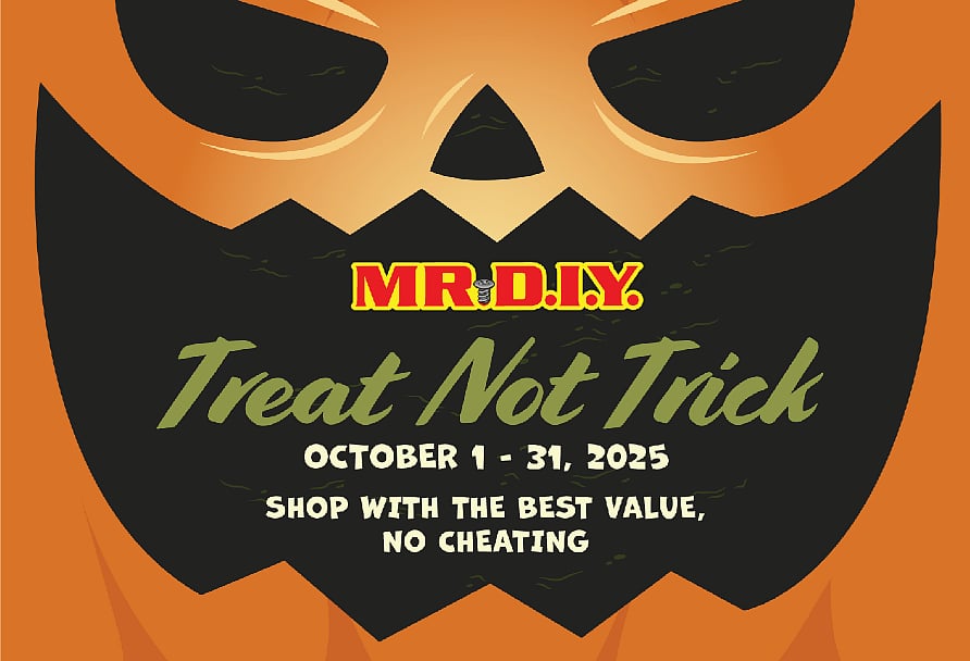 Treat, not trick – Shop with the best value this halloween at MR.DIY