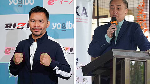 Pacquiao gipahimangnuan ni Tolentino