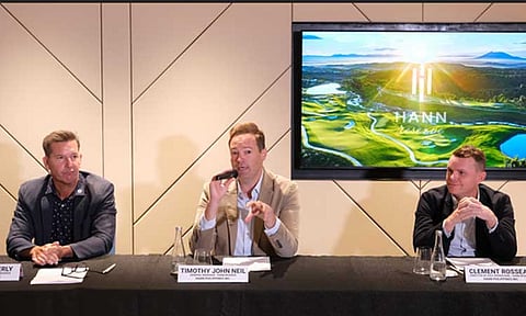 Hann Reserve's Leadership Team From left to right: 
Mr. Shaun Satterly (Director of Agronomy), Mr. Tim Neil (General Manager), 
and Mr. Clement Rousseau (Director of Golf Operations)