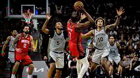 Rockets wa makalupad batok Spurs