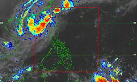Track of Uwan (PAGASA satellite image)
