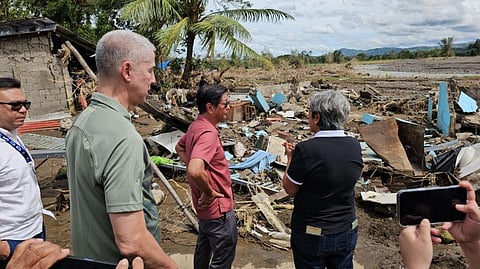 Naigo sa Bagyong Tino sa NegOcc giduaw ni PBBM
