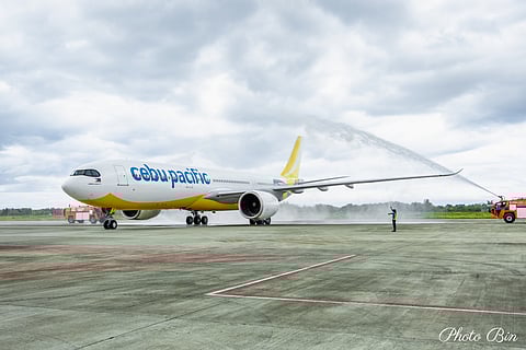 An A330neo flight to Bohol-Panglao International Airport 