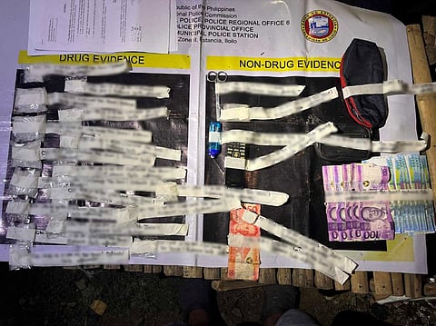 ILOILO. Police Regional Office in Western Visayas (PRO 6) arrests 10 suspects and seizes more than 221 grams of shabu during a buy-bust operation in Poblacion Zone 1, Estancia, Iloilo on November 19, 2025.  