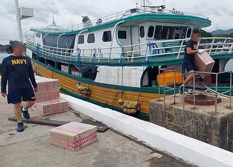 ZAMBOANGA. The Western Mindanao Naval Command (WMNC) interdicts five watercraft transporting some P174 million worth of smuggled cigarettes during a five-day sustained maritime patrol and intelligence-driven operations across five towns in Sulu. 
