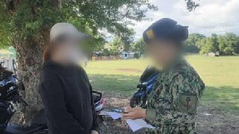 ZAMBOANGA. Lawmen arrest in a law enforcement operation in Mampang village, Zamboanga City on Saturday, November 22, the eighth most wanted person in Central Luzon.