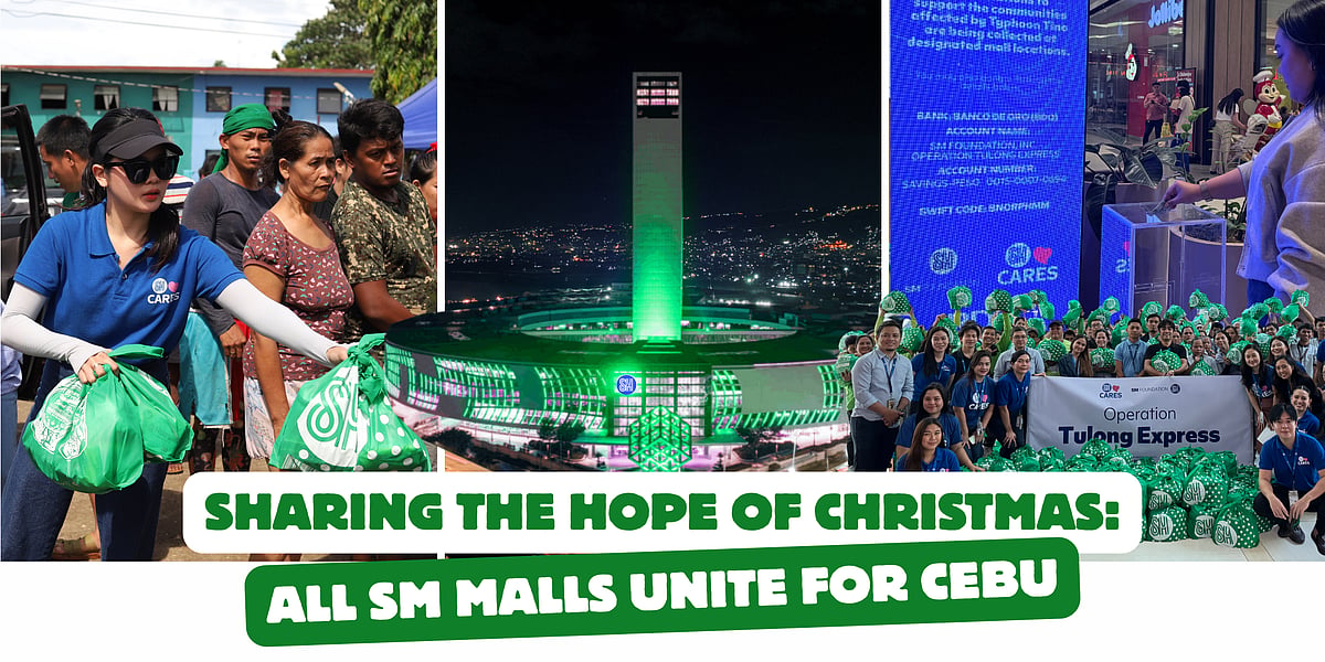 SM Unites 89 Malls Nationwide for Cebu Typhoon Tino Relief
