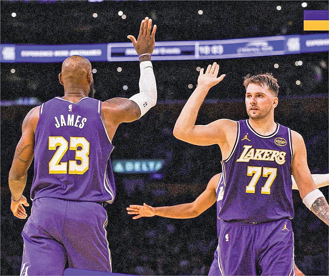 Lakers Dominate Clippers 135-118 as Doncic Scores 43 Points