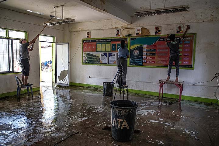 Student Volunteers Restore Biasong Elementary School After Typhoon Tino