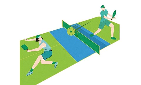 My accidental pickeball morning