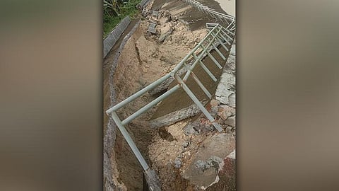 Gica: Kang-actol flood control wall di substandard