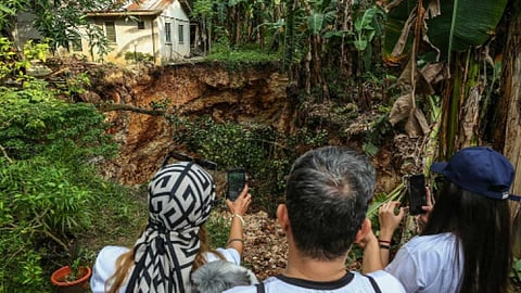 1,000 ka pamilya gi-relocate tungod sa mga sinkhole