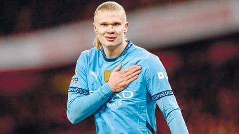 Haaland hits century mark in record time