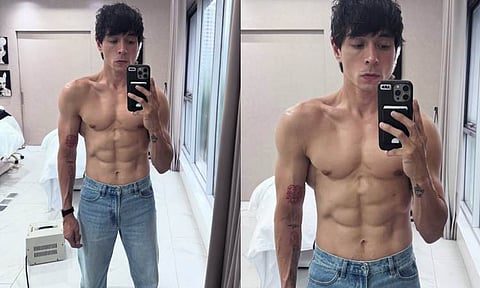 Jake Cuenca shows off shredded physique in shirtless Instagram selfies