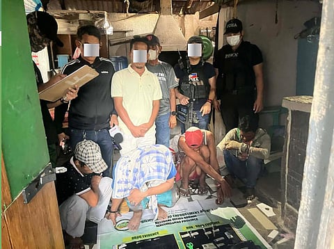 ZAMBOANGA. Lawmen arrest four individuals and seize some P149,000 worth of illegal drugs as they dismantle a drug den in a law enforcement operation in Rosario Heights village, Cotabato City, on Wednesday, December 3.