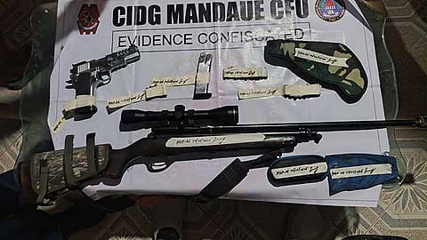 Senior citizen caught with illegal firearms