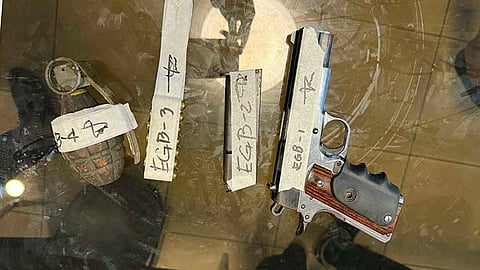 Babaye gadala og granada, armas gidakop