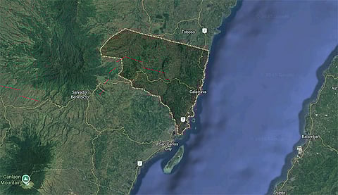 Calatrava, Negros Occidental map
