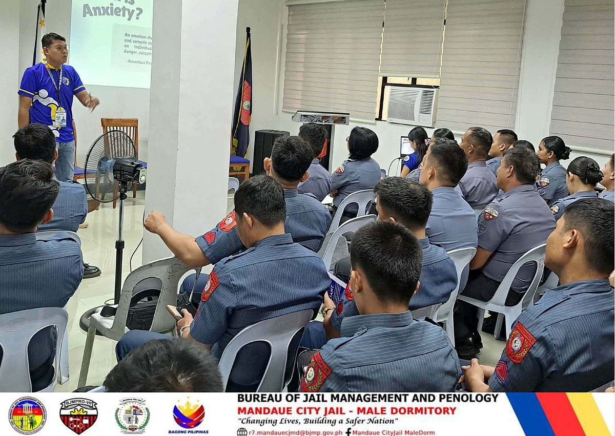 Mental health support sa mga law 
enforcer gipalig-on sa Mandaue