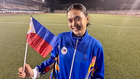 LIVING THE DREAM. Mary Grace “Shang” Berte of the Philippines competes in her first Southeast Asian (SEA) Games in Bangkok, Thailand. The Dabawenya, a former professional volleyball player, described representing her country as “absolutely surreal.”