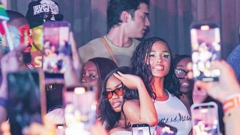 Paras spotted dancing with Tyla at Manila after-party