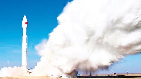 China launches Lijian-1 rocket with 9 satellites