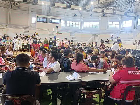 BACOLOD. The City Government of Bacolod starts the distribution of Emergency Cash Transfer (ECT) for the families whose houses were damaged by Typhoon Tino at the Bacolod City College (BCC) Activity Center on Friday, December 12, 2025.
