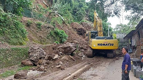 Landslide na sab sa Manipis