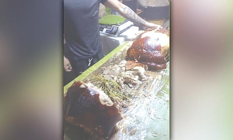Cebu City seizes 25kg lechon