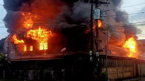Firefighter injured in Lamitan City fire