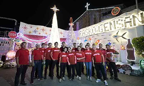 Associates of Coca-Cola's General Santos Distribution Center transform the site into a symbol of hope with handcrafted decorations made from recycled and upcycled materials. 