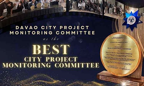 Davao City-PMC earns Best City Project Monitoring Committee