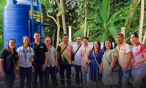 Davao City govt, DCWD install new water tanks in Langub