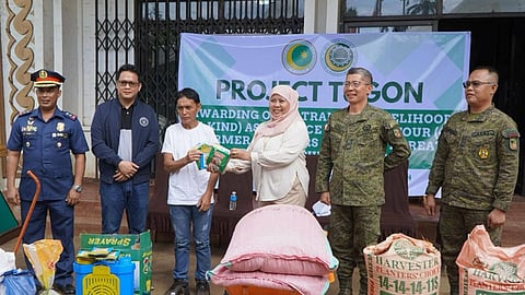 1103Bde, MILG-Sulu award 2nd tranche livelihood aid