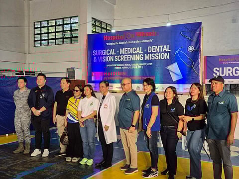 Hundreds of Porac residents 
benefit from medical mission 