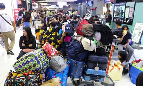 HOLIDAY EXODUS. Passengers, mostly bound for Bicol and the Visayas, troop to the Parañaque Integrated Terminal Exchange (PITX) on Dec. 22, 2025.  The Philippine National Police (PNP) on Monday (Dec. 29) called on the public to refrain from posting their holiday travel plans on social media. (PNA photo by Avito Dalan)