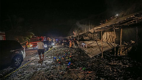 1 of 2 suspects in Barili firecracker stalls fire arrested